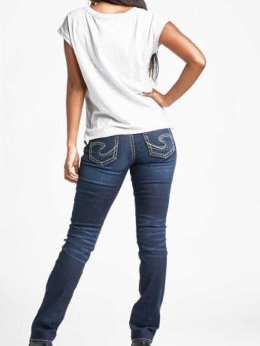 Silver Jeans Women's Skinny Dark Blue Denim